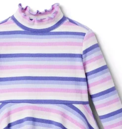 Striped Ribbed Dress