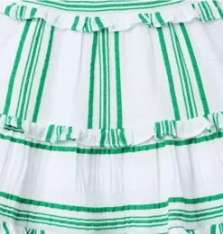 Striped Ruffle Dress