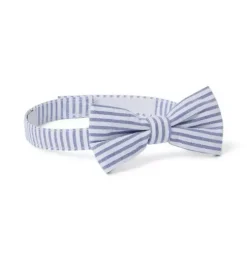 Striped Seersucker Bowtie
