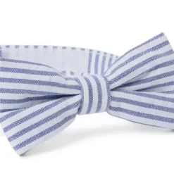 Striped Seersucker Bowtie