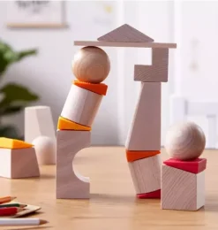 Teetering Towers Wooden Blocks