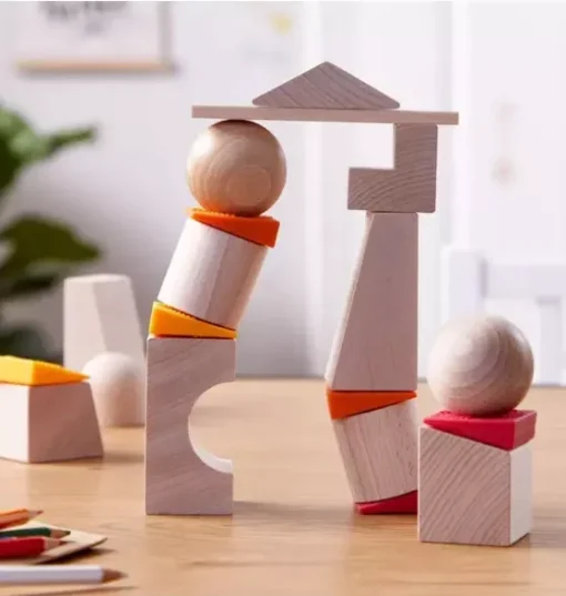 Teetering Towers Wooden Blocks