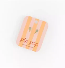 Tennis Racquet Stud Earring