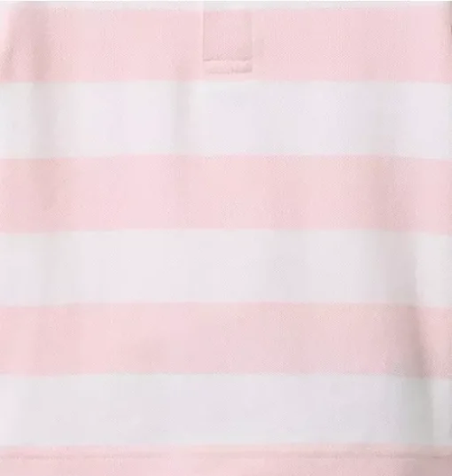 The Classic Striped Pique Polo