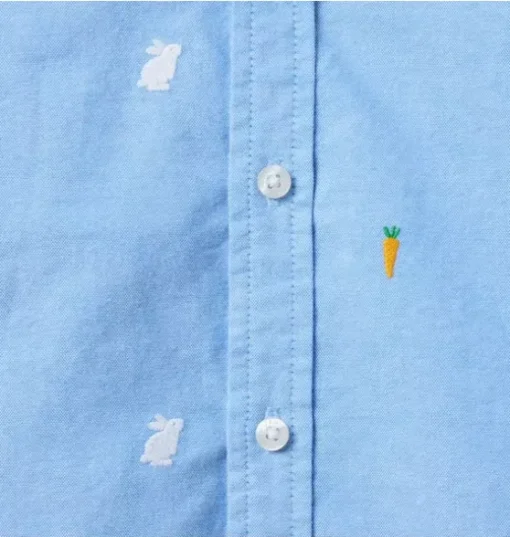 The Embroidered Bunny Oxford Shirt