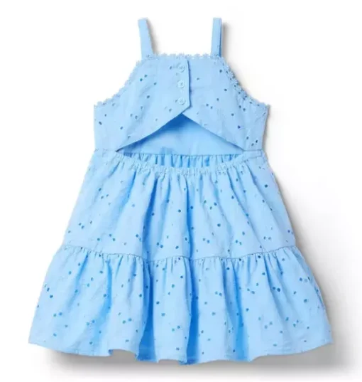 The Floral Eyelet Dress
