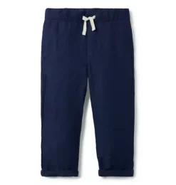 The Linen-Cotton Pull-On Pant