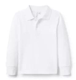 The Long Sleeve Pique Polo
