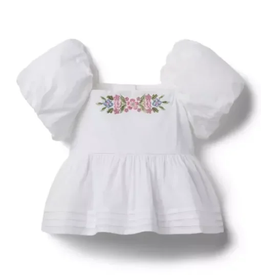 The Peplum Puff Sleeve Top