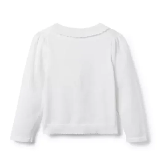 The Scallop Trim Cardigan