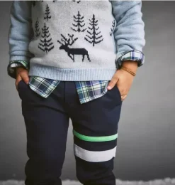 The Stripe French Terry Jogger