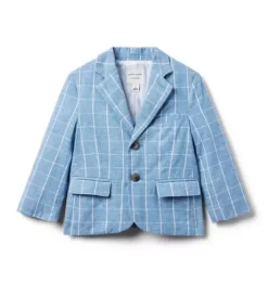 The Tattersall Linen-Cotton Blazer