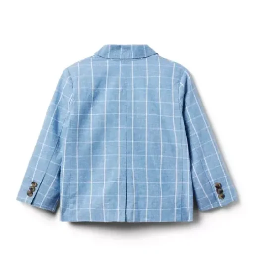 The Tattersall Linen-Cotton Blazer