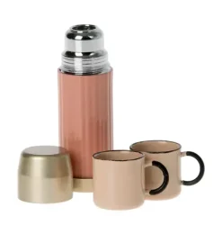 Thermos and Cups - Soft Coral