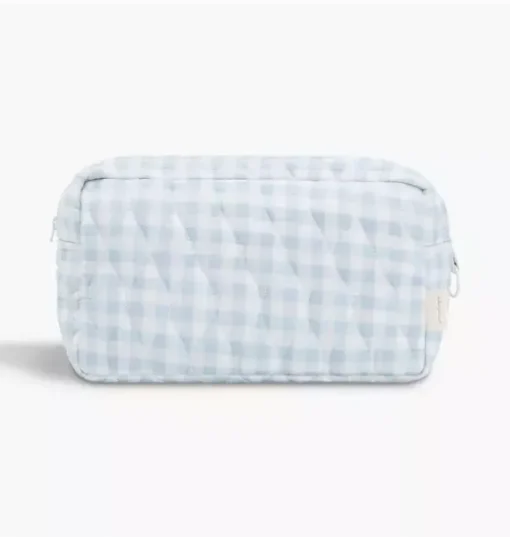Toiletry Pouch - Blue Gingham