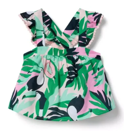 Toucan Flutter Sleeve Top