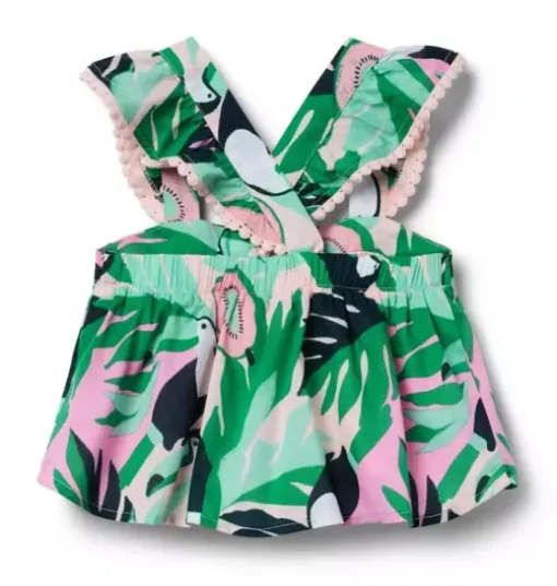 Toucan Flutter Sleeve Top