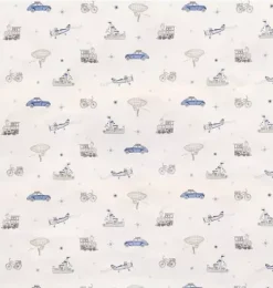 Transit Treasures Crib Sheet - Blue