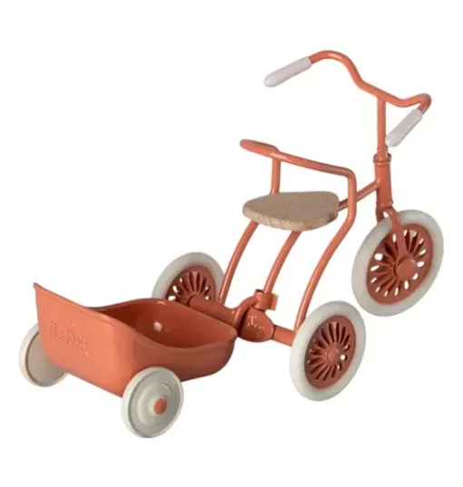 Tricycle Hanger, Mouse - Coral