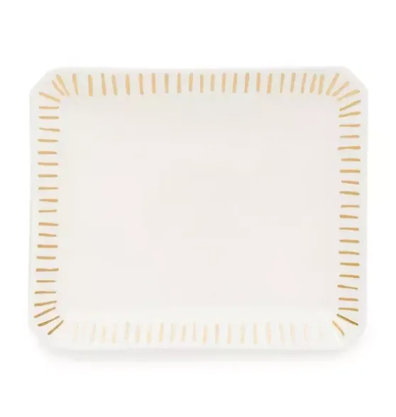 Trinket Tray, Large Ticking Stripe