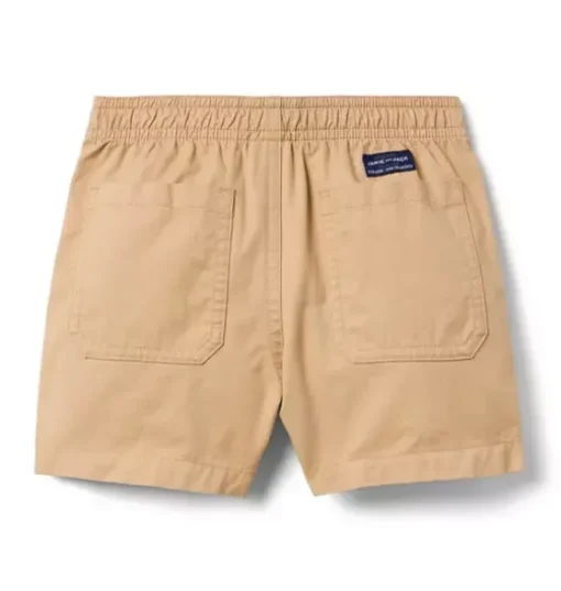 Twill Patch Pocket Pull-On Short