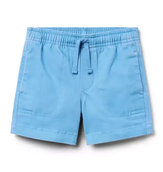 Twill Patch Pocket Pull-On Short