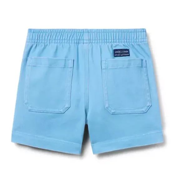 Twill Patch Pocket Pull-On Short