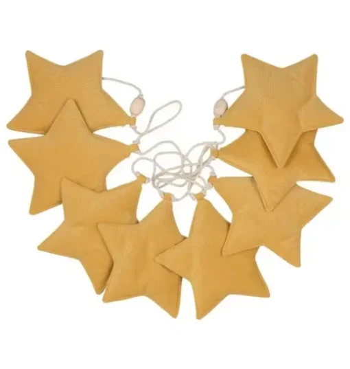 Velvet “Honey Dust” Garland with Stars