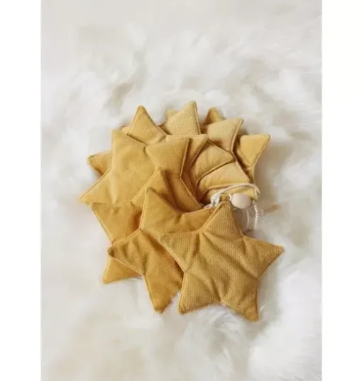 Velvet “Honey Dust” Garland with Stars