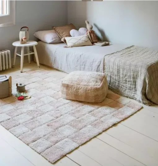 Washable Rug Kitchen Tiles Rose