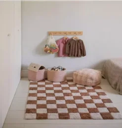 Washable Rug Kitchen Tiles Toffee