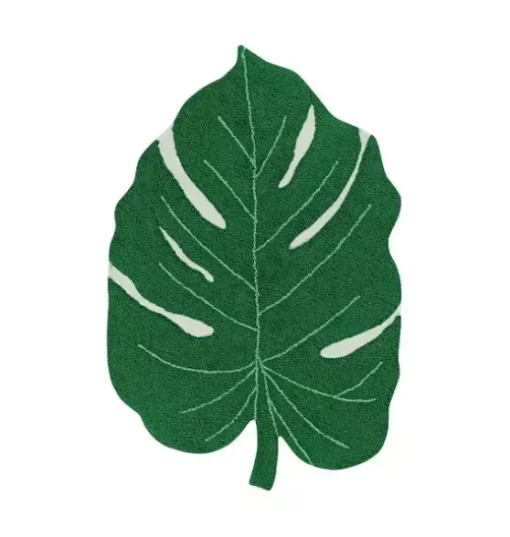 Washable Rug Monstera Leaf