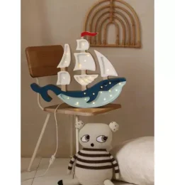 Whale Ship Lamp