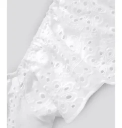 Women's Twill Ava Nightgown in White