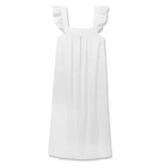 Women's Twill Clara Nightgown in White