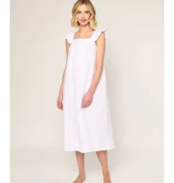 Women's Twill Clara Nightgown in White