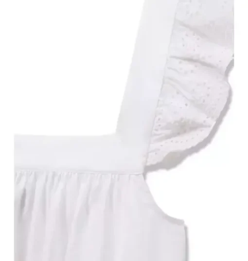 Women's Twill Clara Nightgown in White