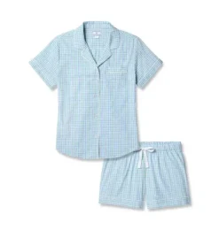 Women's Twill Classic Short Set in Spring Gingham