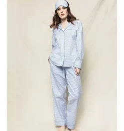 Women's Twill Pajama Set in La Mer