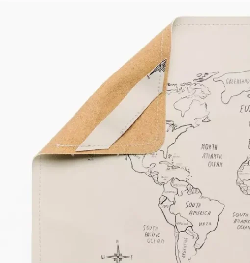 World Map Changing Mat