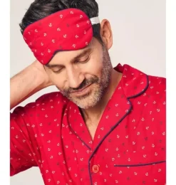 Adult's Twill Sleep Mask in Anchors Away
