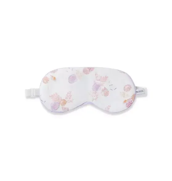Adult's Twill Sleep Mask in Seashell Splendor