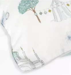 Adventures in Wonderland Twin Set - Aqua