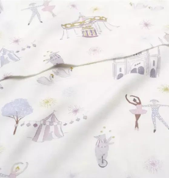 Adventures in Wonderland Swaddle - Rose
