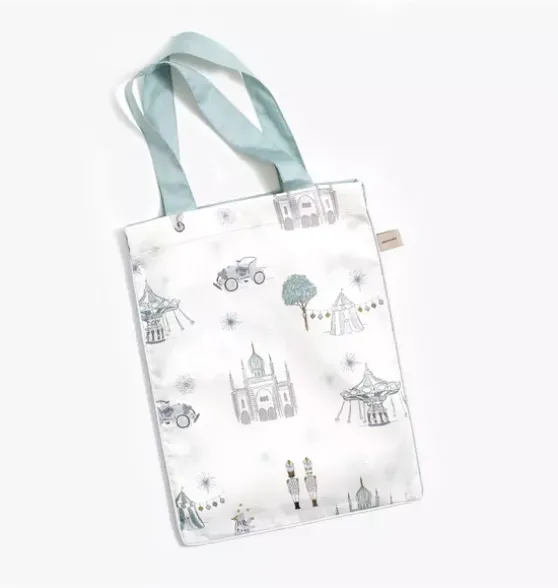 Adventures in Wonderland Baby Duvet Set - Aqua