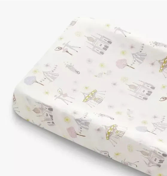 Adventures in Wonderland Changing Pad Cover - Rose