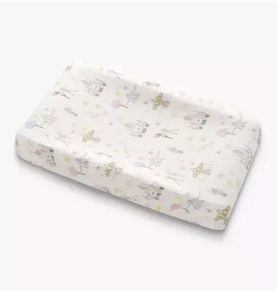 Adventures in Wonderland Changing Pad Cover - Rose