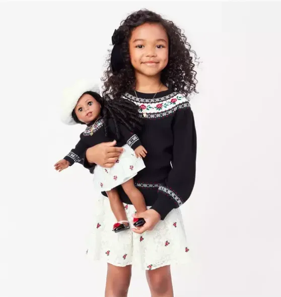 American Girl® x Janie and Jack Holiday Rose Skirt