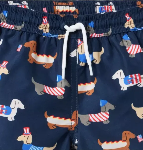 Americana Dog Swim Trunk