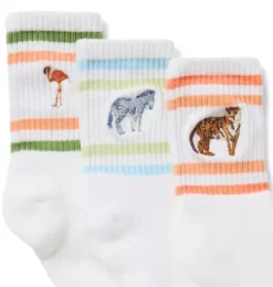Animal Crew Sock 3-Pack